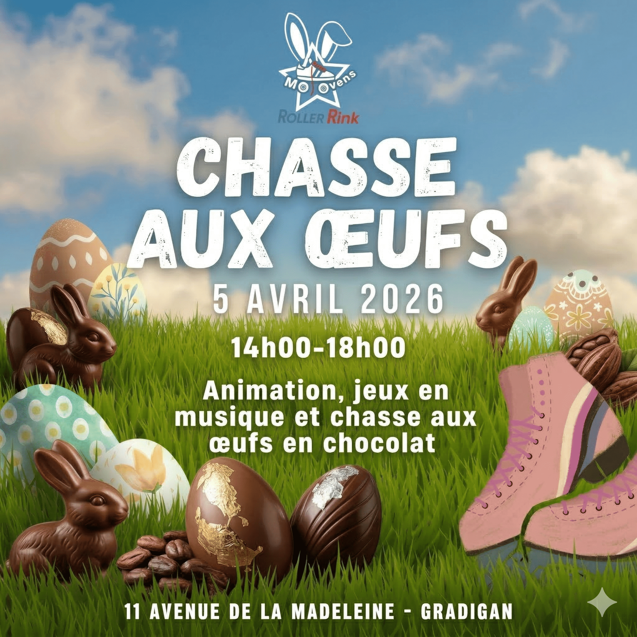 Roller Pâques 2026